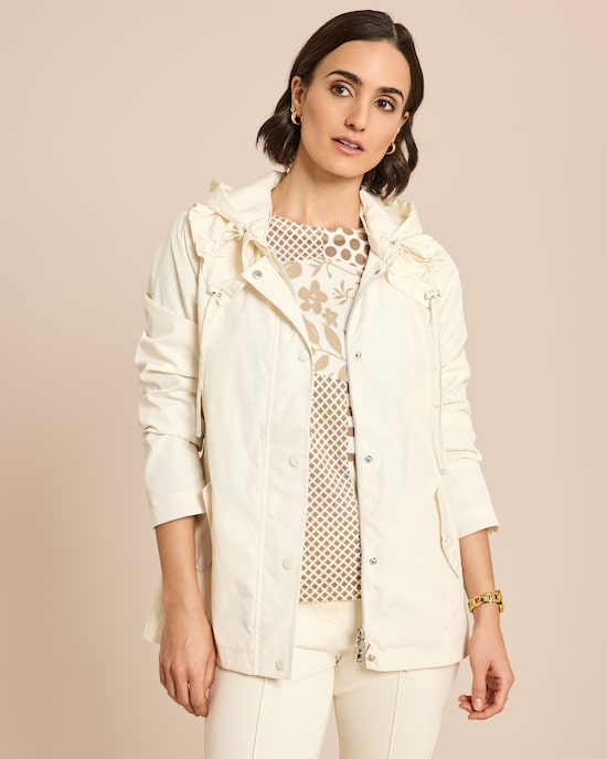 Produktabbildung für Übergangsjacke mit abnehmbarer Kapuze