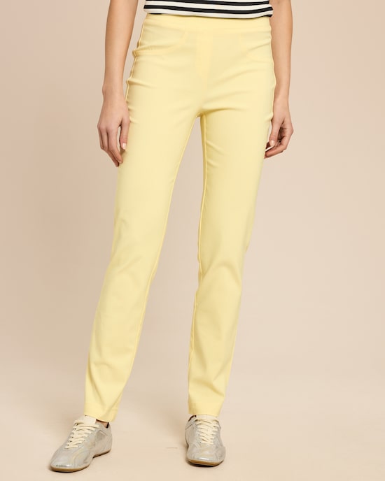 Produktabbildung für Slim Fit Schlupfhose uni, lang