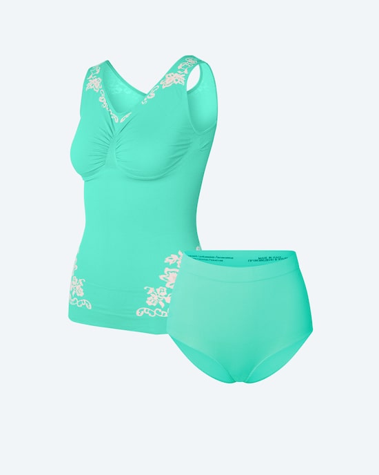 Produktabbildung für Midi Control Set Blüten: Top und Slip