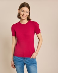 Produktabbildung für Rippen Pullover Kurzarm