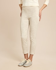 Produktabbildung für Slim Fit Schlupfhose bedruckt, 7/8