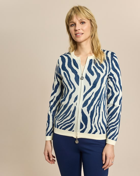 Produktabbildung für Cardigan Zebra Jacquard