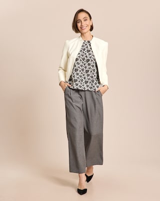 Produktabbildung 3 für Bluse aus Strukturstoff in Herz-Optik