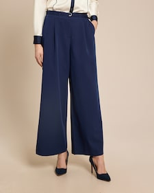 Produktabbildung für Wide leg Hose mit Gürtel