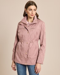 Produktabbildung für Jacke in Karo-Struktur mit Ziernähten