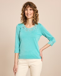 Produktabbildung für Glow Pullover Ausschnittdeko