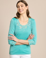 Produktabbildung für Glow Pullover Ausschnittdeko