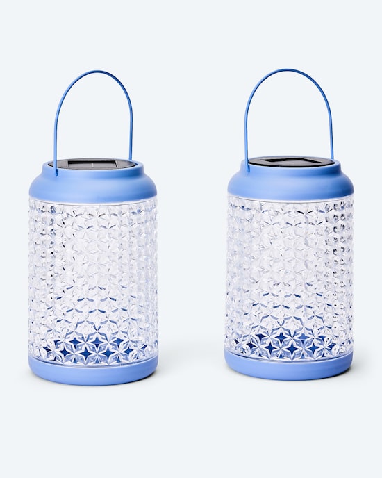 Produktabbildung für Solar-Laternen mit Henkel, 2er-Set