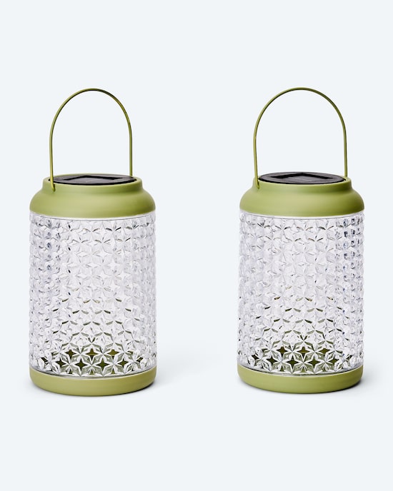 Produktabbildung für Solar-Laternen mit Henkel, 2er-Set