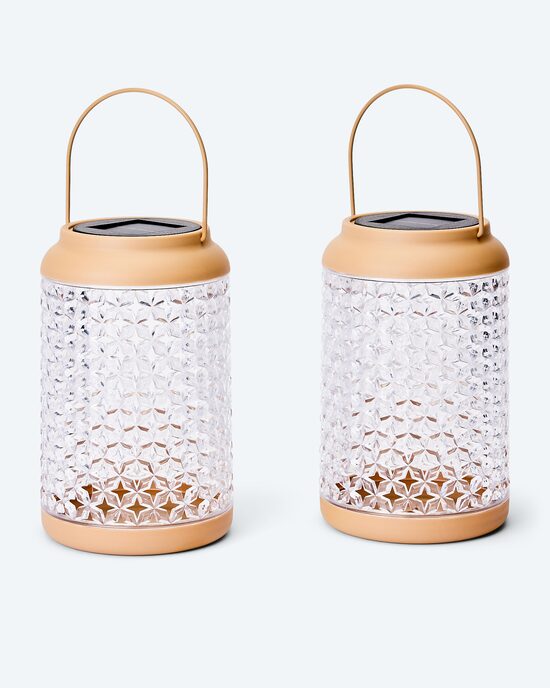 Produktabbildung für Solar-Laternen mit Henkel, 2er-Set