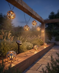 Produktabbildung für Solar-Lichterkette "Kugeln"