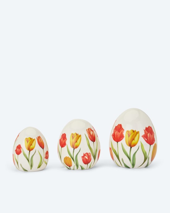 Produktabbildung für 3 Outdoor LED-Keramik-Eier