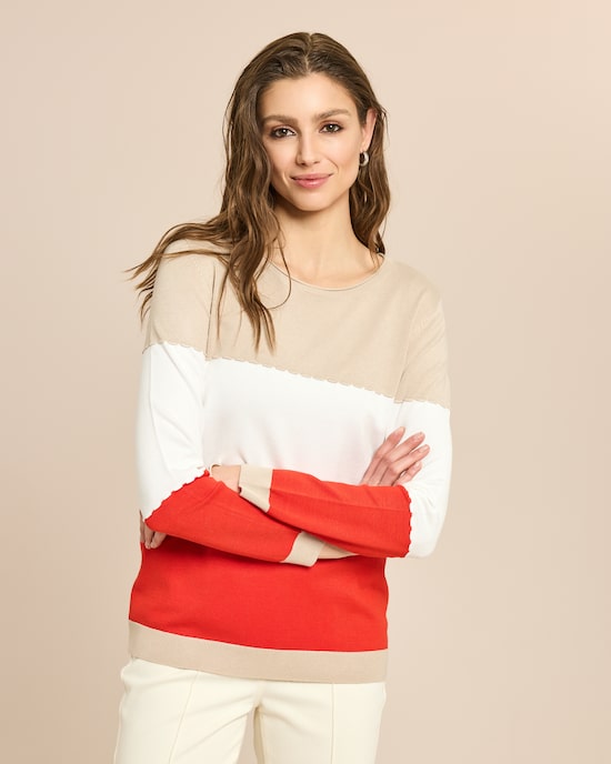 Produktabbildung für Pullover Color Blocking