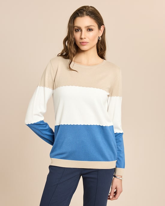 Produktabbildung für Pullover Color Blocking