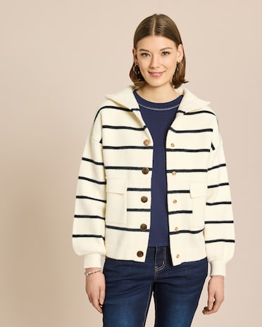 Produktabbildung für Cardigan mit Streifen