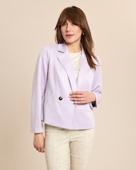 Produktabbildung für Blazer in Velours Optik