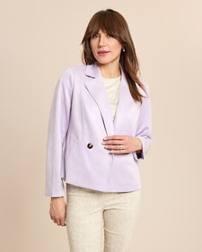 Produktabbildung für Blazer in Velours Optik
