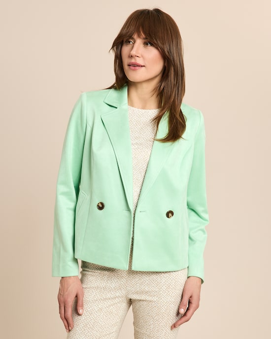 Produktabbildung für Blazer in Velours Optik