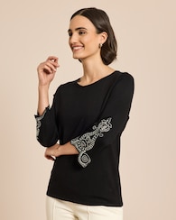 Produktabbildung für Pullover hochwertige Ärmel-Dekoration