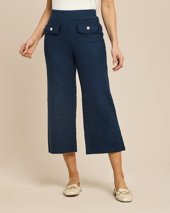 Produktabbildung für Culotte aus strukturiertem Jersey