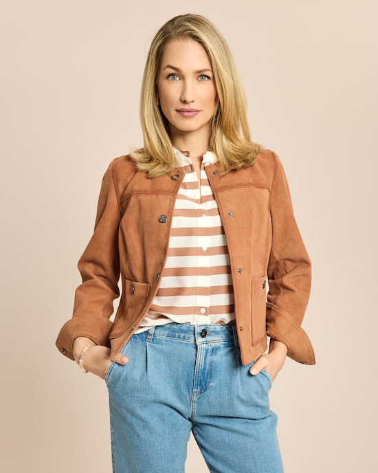 Produktabbildung für Lederjacke gewachste Kanten