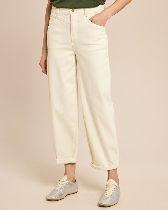 Produktabbildung für Cropped Jeans mit Saumumschlag