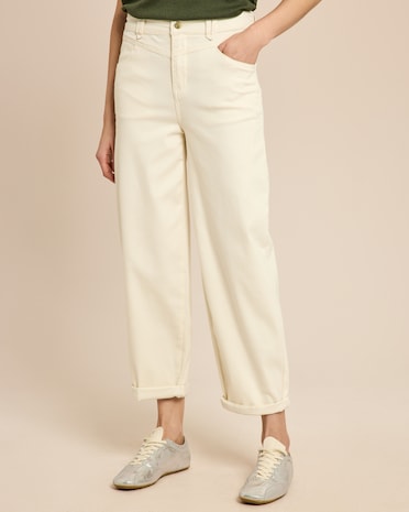 Produktabbildung für Cropped Jeans mit Saumumschlag