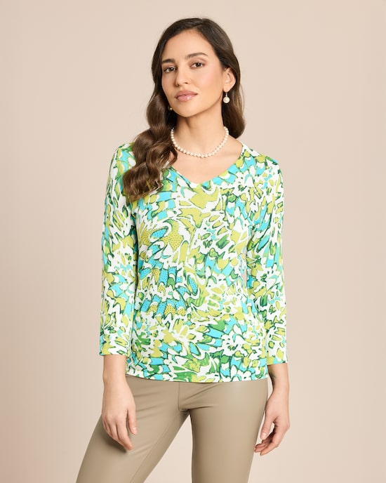 Produktabbildung für Pullover mit grafischem Druck