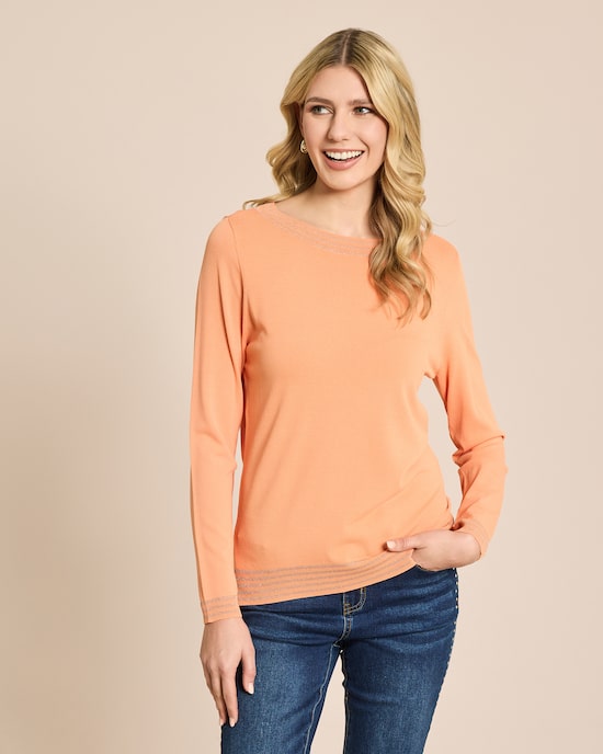 Produktabbildung für Pullover mit Lurexgarn