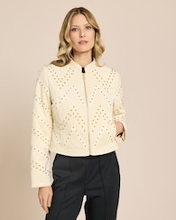 Produktabbildung für Lederimitatjacke mit Nieten