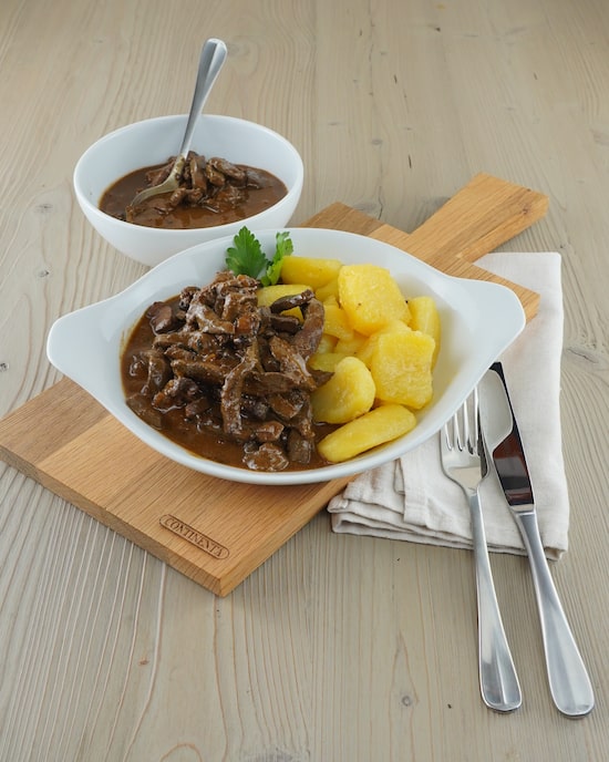 Produktabbildung für Rinderleber, geschnetzelt, 900 g
