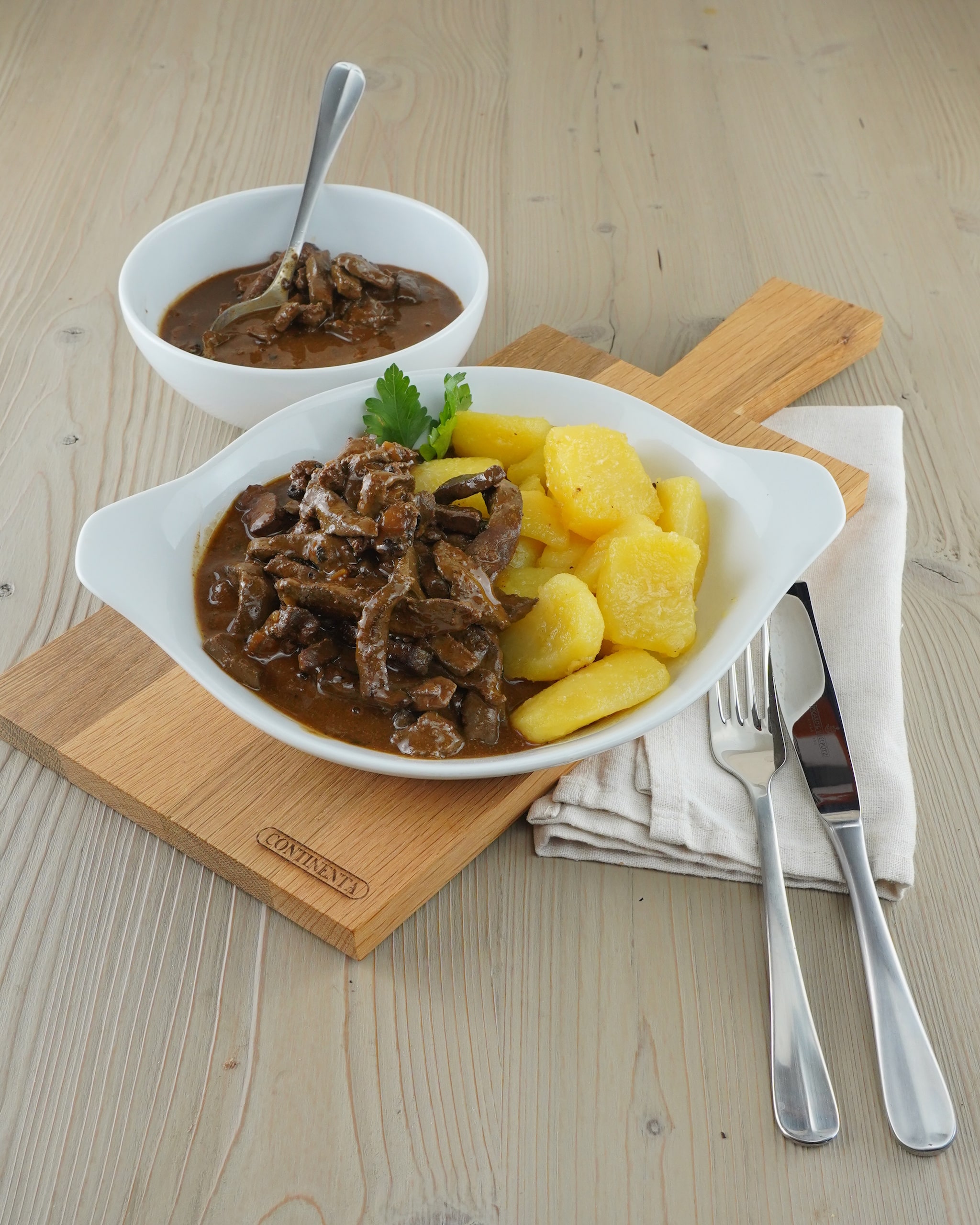 Produktabbildung für Rinderleber, geschnetzelt, 900 g