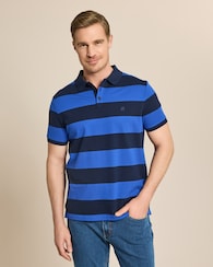 Produktabbildung für Poloshirt Blockstreifen