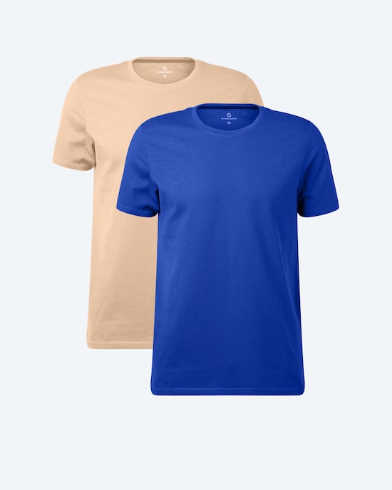 Produktabbildung für T-Shirt 2er Set Kontrastdetails
