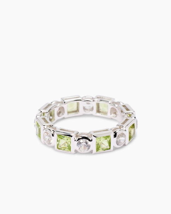 Produktabbildung für Ring mit Peridot und Zirkon