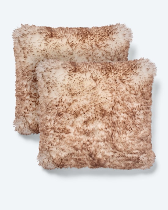 Produktabbildung für Kissen in Huskyfell-Optik, 2tlg.