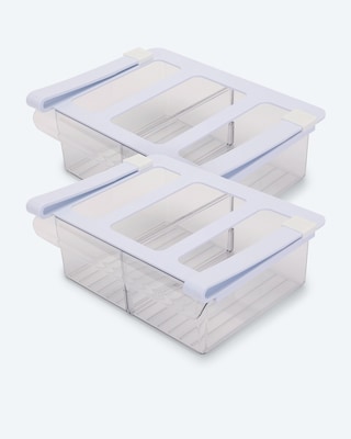 Produktabbildung 1 für Kühlschrankschublade 10,5cm hoch 2tlg.