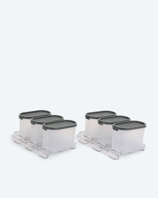 Produktabbildung für 2 Schrankladen & 6 Vorratsdosen