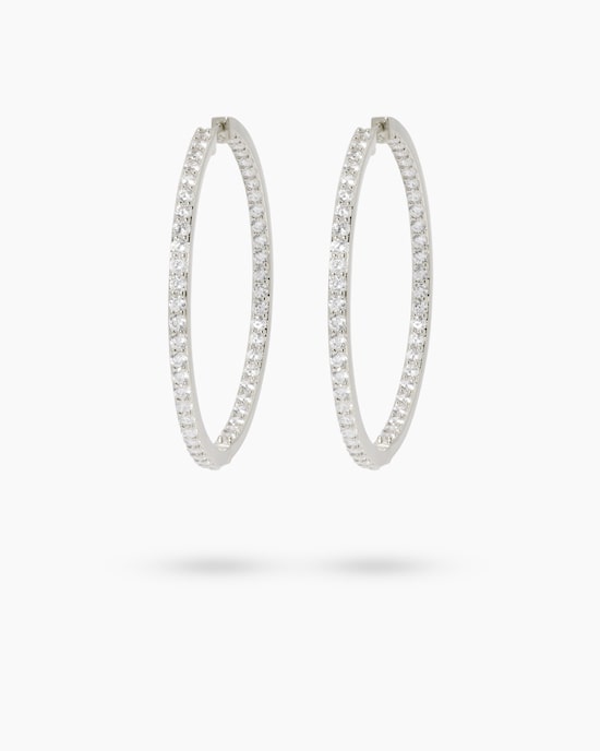 Produktabbildung für Creolen mit Zirkonia