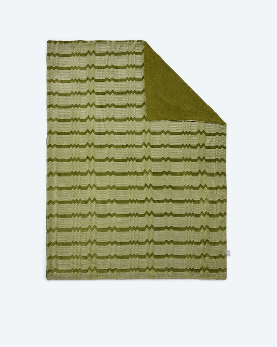 Produktabbildung für Wendedecke in Lammfell-Jacquard-Optik