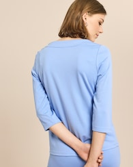 Produktabbildung für Loungeshirt mit Kordel Ponte di Roma