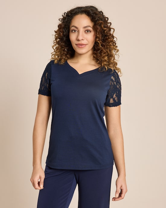 Produktabbildung für Shirt Spitzendetails