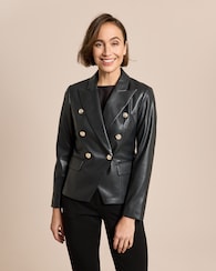 Produktabbildung für Blazer in Lederimitat Modell Wow