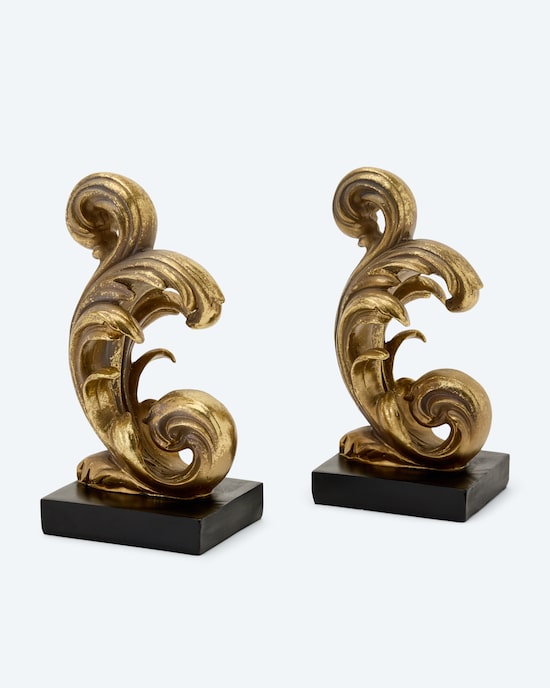 Produktabbildung für Buchstützen-Set "Barock", 2tlg.