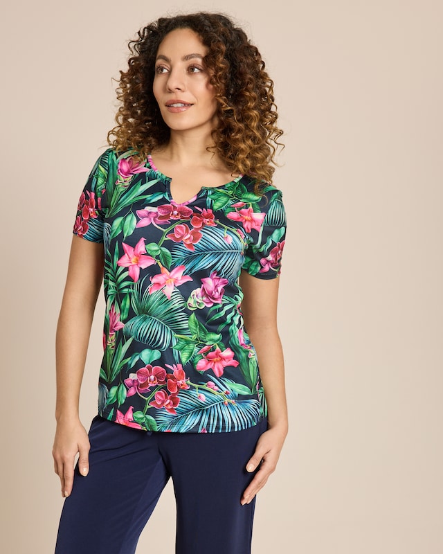 Shirt Tropical Flowers