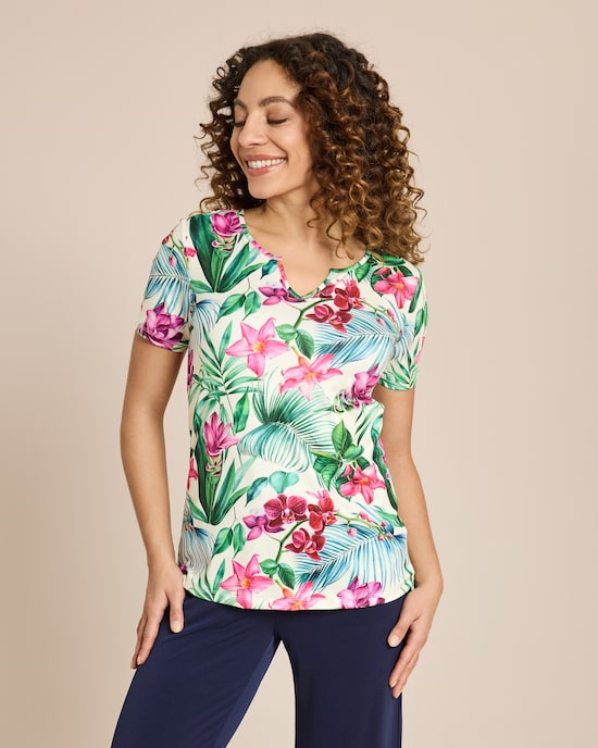 Produktabbildung für Shirt Tropical Flowers