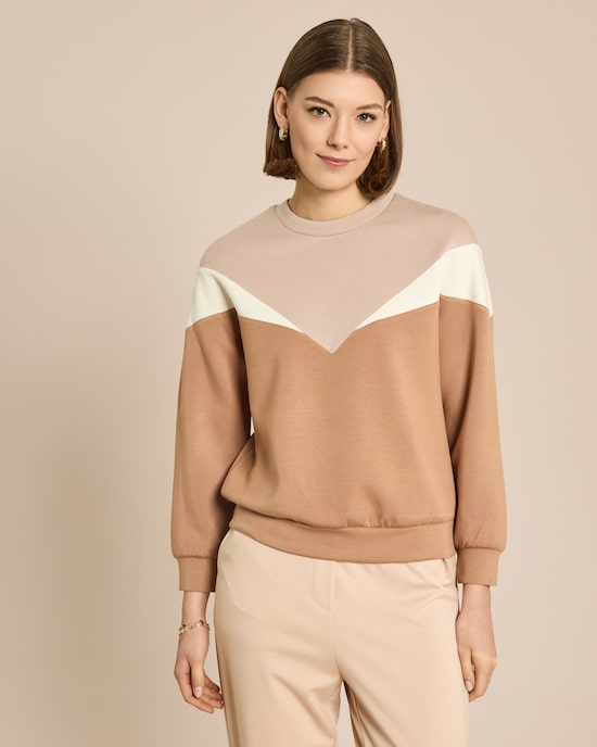 Produktabbildung für Sweater Dreifarbig