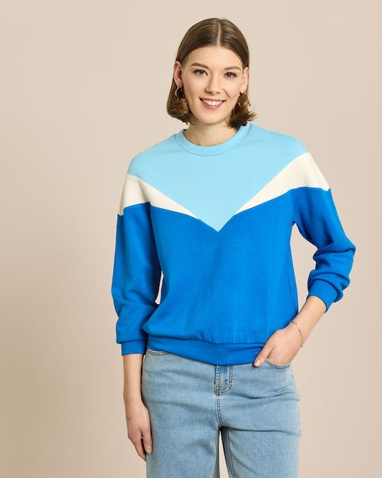 Produktabbildung für Sweater Dreifarbig