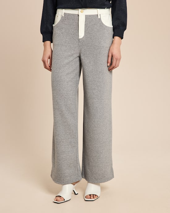 Produktabbildung für Jerseyhose mit Jeansdetail