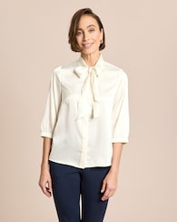 Produktabbildung für Satin Bluse mit Schluppe